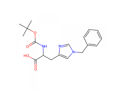 τ-苄基-Nα-(叔丁氧羰基)-L-组氨酸，20898-44-6，98%