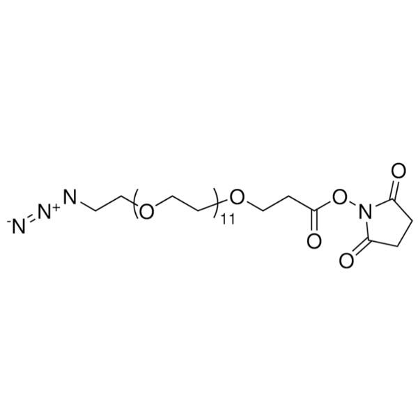 <em>叠氮</em>-PEG12-NHS酯，2363756-50-5，95%