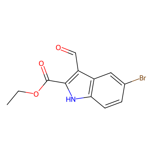 5-溴-3-甲酰基-1H-<em>吲哚</em>-<em>2</em>-<em>羧酸</em>乙酯，100123-25-9，95%