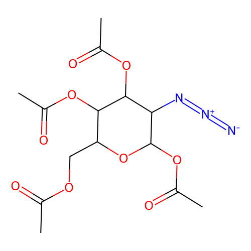 <em>1,3,4</em>,6-四-<em>O</em>-乙酰基-<em>2</em>-叠氮-<em>2</em>-脱氧-β-<em>D</em>-吡喃葡萄糖，80321-89-7，>97.0%(HPLC)