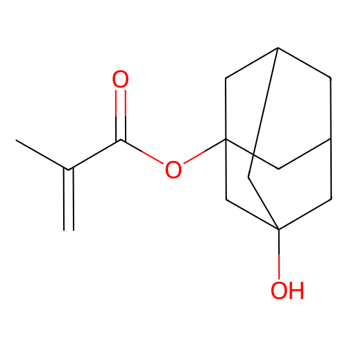 3-羟基-<em>1</em>-甲基丙烯酰氧基<em>金刚烷</em>，115372-36-6，>98.0%(GC)