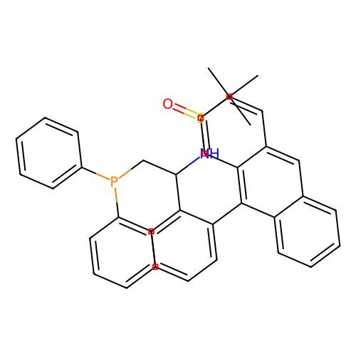 [<em>S</em>（R）]-N-[（<em>1S</em>）-<em>1</em>-[<em>2</em>-（9-蒽基）<em>苯基</em>]-<em>2</em>-（二<em>苯基</em>膦基）乙基]-<em>2</em>-甲基-<em>2</em>-丙烷亚磺酰胺，1936438-22-0，95%