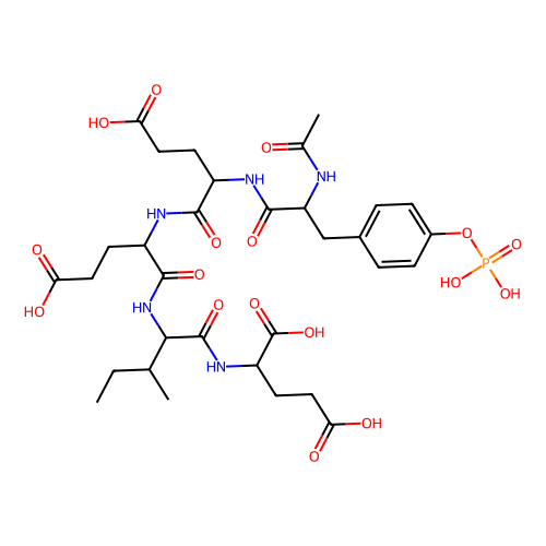 N-乙酰基-O-膦酰基-Tyr-<em>Glu-Glu-Ile-Glu</em>三氟乙酸盐，159439-02-8，98%