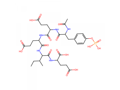 N-乙酰基-O-膦酰基-Tyr-Glu-Glu-Ile-Glu三氟乙酸盐，159439-02-8，98%