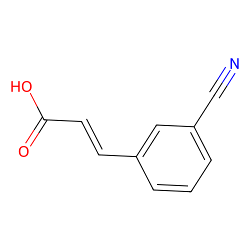 3-氰<em>基</em><em>肉桂</em>酸，16642-93-6，98%