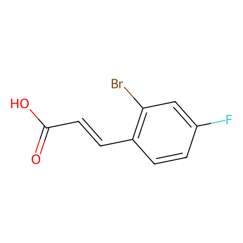 2-溴-<em>4</em>-氟<em>肉桂酸</em>，289038-17-1，98%