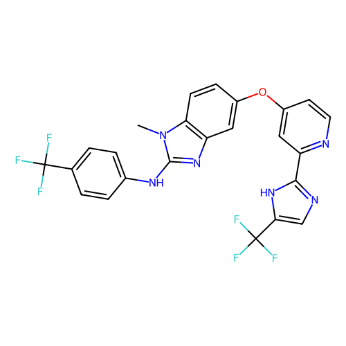 RAF265 (<em>CHIR</em>-265),Raf激酶和VEGFR-2抑制剂，927880-90-8，≥98%