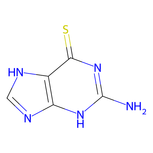 <em>6</em>-硫鸟嘌呤，154-42-7，10mM in DMSO