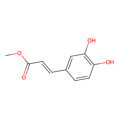 咖啡酸甲酯，3843-<em>74-1</em>，>98.0%(T)