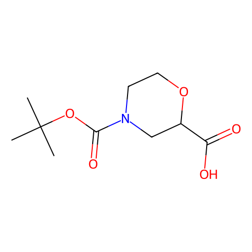 <em>4</em>-Boc-2-吗啉羧酸，189321-<em>66</em>-2，98%