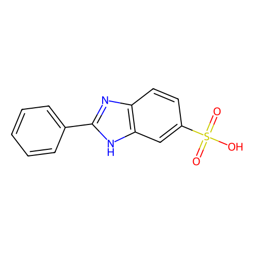 <em>2</em>-苯基-5-<em>苯并咪唑</em>磺酸，27503-81-7，10mM in DMSO
