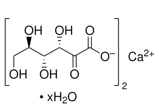 2-酮-D-葡萄糖酸 <em>半</em>钙<em>盐</em> <em>水合物</em>，1040352-40-6，98%