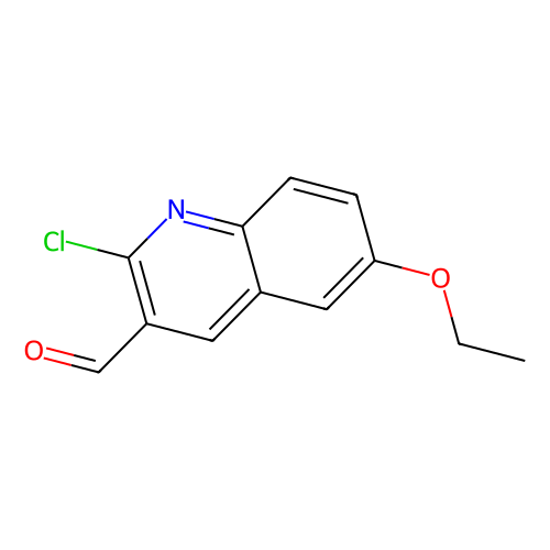 2-氯-6-(乙氧基)<em>喹啉</em>-<em>3</em>-<em>甲醛</em>，281208-98-8，97%