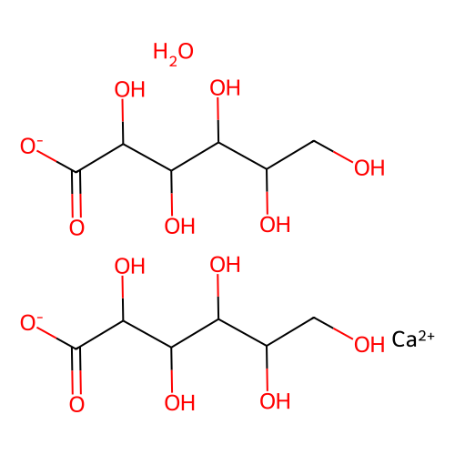 <em>D</em>-葡萄糖酸钙 <em>一水合物</em>，66905-23-5，98%