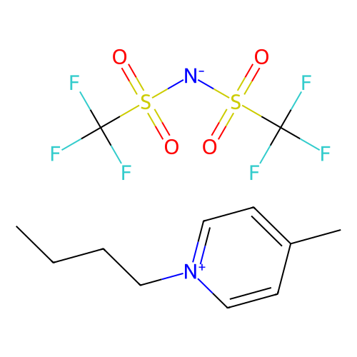 1-丁基-4-<em>甲基</em>吡啶双(三氟甲<em>磺</em><em>酰</em>)<em>亚胺</em>，475681-62-<em>0</em>，≥98%
