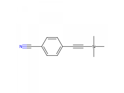 4-[（三甲基甲硅烷基）乙炔基]苄腈，75867-40-2，97%