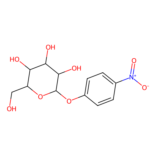 4-硝基苯基-β-D-吡喃<em>葡萄糖苷</em>，2492-87-7，98%