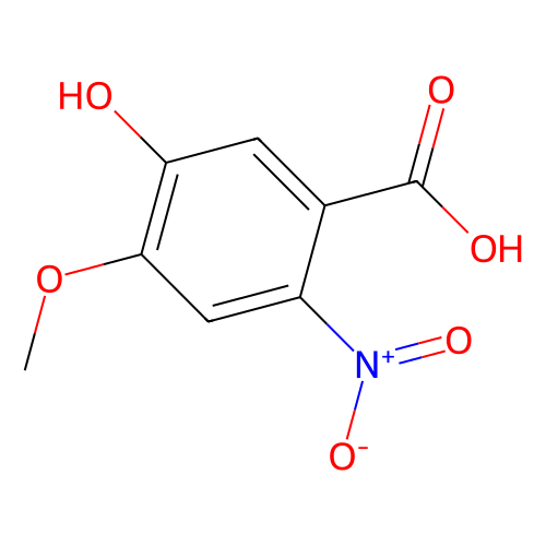 <em>5</em>-羟基-4-甲氧基-<em>2</em>-硝基苯甲酸，31839-20-0，98%