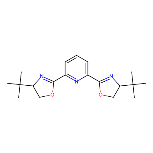 2,6-双[（<em>4R</em>）-4-叔丁基恶唑啉-2-基]吡啶，185346-17-2，98%,99% ee