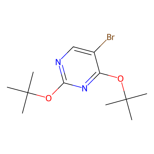 5-<em>溴</em>-<em>2</em>,4-二-(叔丁氧基)<em>嘧啶</em>，19752-61-5，98%