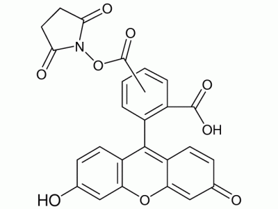 5(6)-羧基荧光素琥珀酰亚胺酯，117548-22-8，96%,异构体混合物