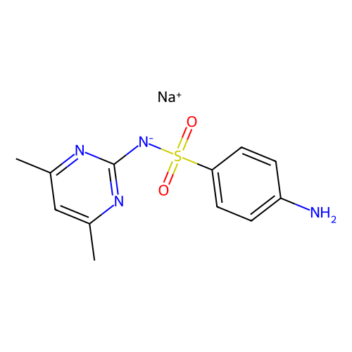 <em>磺胺</em>二甲异<em>嘧啶</em>钠，1981-58-4，10mM in DMSO