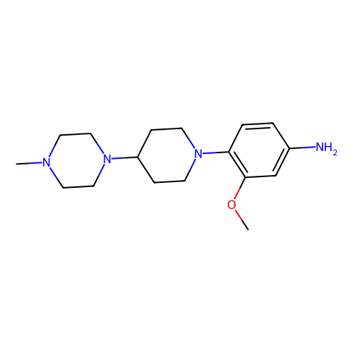 <em>3</em>-甲氧基-<em>4</em>-(<em>4</em>-(<em>4</em>-甲基哌嗪-1-<em>基</em>)<em>哌啶</em>-1-<em>基</em>)苯胺，1254058-34-8，97%