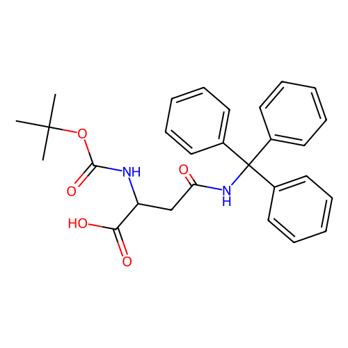 <em>N</em>2-[叔丁氧羰基]-<em>N</em>-(三<em>苯甲基</em>)-D-天冬氨酰胺，210529-01-4，98%