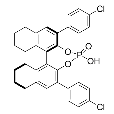 (R)-<em>3,3</em>'-双(4-氯苯基)-<em>5,5</em>',<em>6,6</em>',<em>7,7</em>',<em>8,8</em>'-八氢-1,1'-联萘酚磷酸酯，915038-16-3，98%,99% ee