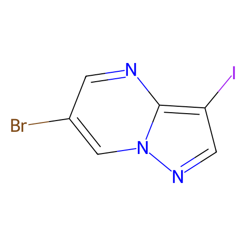 6-溴-<em>3</em>-碘<em>吡唑</em>并[<em>1</em>,5-a]嘧啶，1109284-<em>33</em>-4，95%