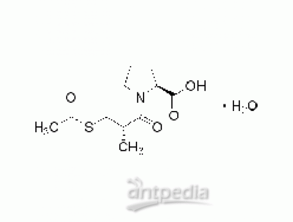 N-[3-(乙酰巯基)-(2S)-甲基丙酰基]-L-脯氨酸