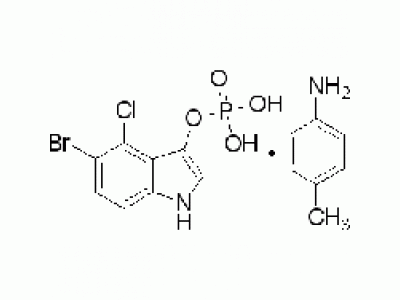 5-溴-4-氯-3-吲哚基磷酸酯对甲苯胺盐（BCIP)