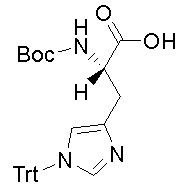 N-Boc-N'-三苯甲基-<em>L</em>-<em>组氨酸</em>