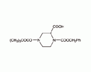 (+/-)-1-苯甲氧基羰基-4-Boc-哌嗪-2-羧酸