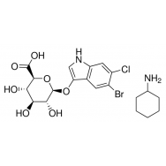 5-溴-6-氯-3-吲哚基β-D-葡糖苷酸环己铵盐 [用于生化<em>研究</em>]