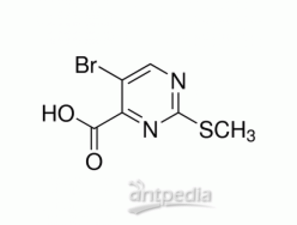 5-溴-2-(甲硫基)嘧啶-4-羧酸
