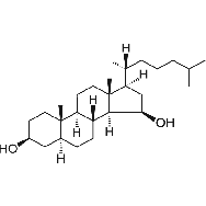 <em>5</em>α-<em>cholestane</em>-3β,15β-diol