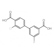 4-(<em>3-Carboxy-5-fluorophenyl</em>)-2-chlorobenzoic <em>acid</em>