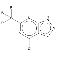 <em>4-Chloro</em>-6-(trifluoromethyl)-1h-<em>pyrazolo</em>[<em>3</em>,4-d]pyrimidine