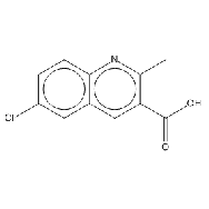 6-Chloro-2-methyl-<em>quinoline</em>-3-carboxylic acid