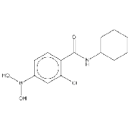 3-Chloro-<em>4</em>-(cyclohexylcarbamoyl)<em>phenylboronic</em> <em>acid</em>