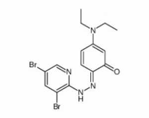 2-(3,5-二溴-2-吡啶偶氮)-5-二乙氨基酚
