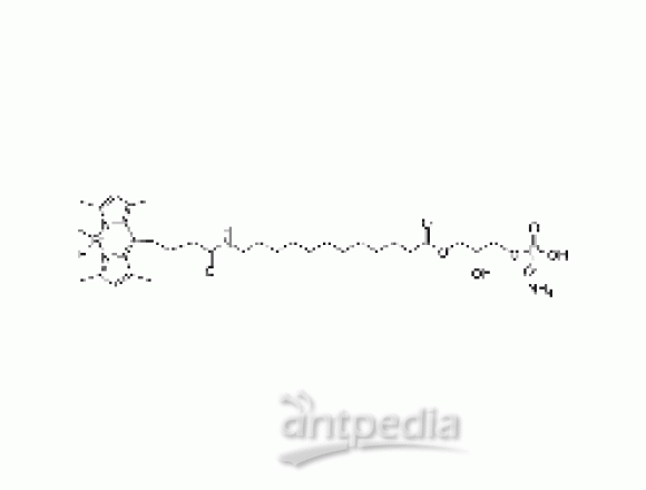 1-{12-[4-(dipyrrometheneboron difluoride)butanoyl]amino}dodecanoyl-2-hydroxy-sn-glycero-3-phosphate (ammonium salt)