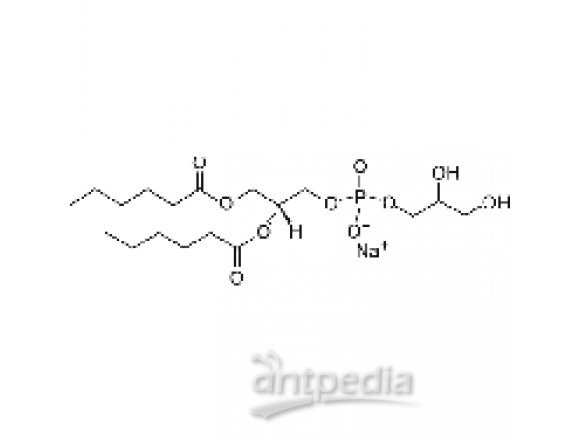 1,2-dihexanoyl-sn-glycero-3-phospho-(1'-rac-glycerol) (sodium salt)