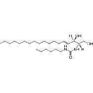 D-<em>erythro</em>-N-[<em>2</em>-(<em>1</em>,3-dihydroxy-4E-octadecene)]-N'-hexane-urea-sphingosine