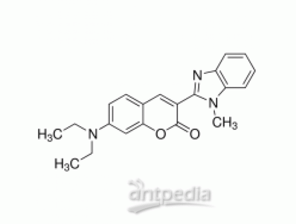 7-二乙氨基-3-(1-甲基-2-苯并咪唑基)香豆素