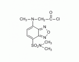 DBD-COCl [=4-(N,N-二甲基氨磺酰)-7-(N-氯甲酰甲基-N-甲氨基)-2,1,3-苯并恶二唑][HPLC标记用]