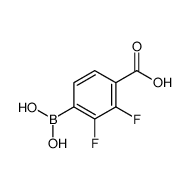 <em>4</em>-(dihydroxyboranyl)-<em>2,3-difluorobenzoic</em> <em>acid</em>