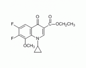 1-环丙基-6,7-二氟-1,4-二氢-8-甲氧基-4-氧-3-喹啉甲酸乙酯