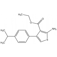 Ethyl <em>2-amino</em>-4-(4-isopropylphenyl)<em>thiophene-3</em>-carboxylate